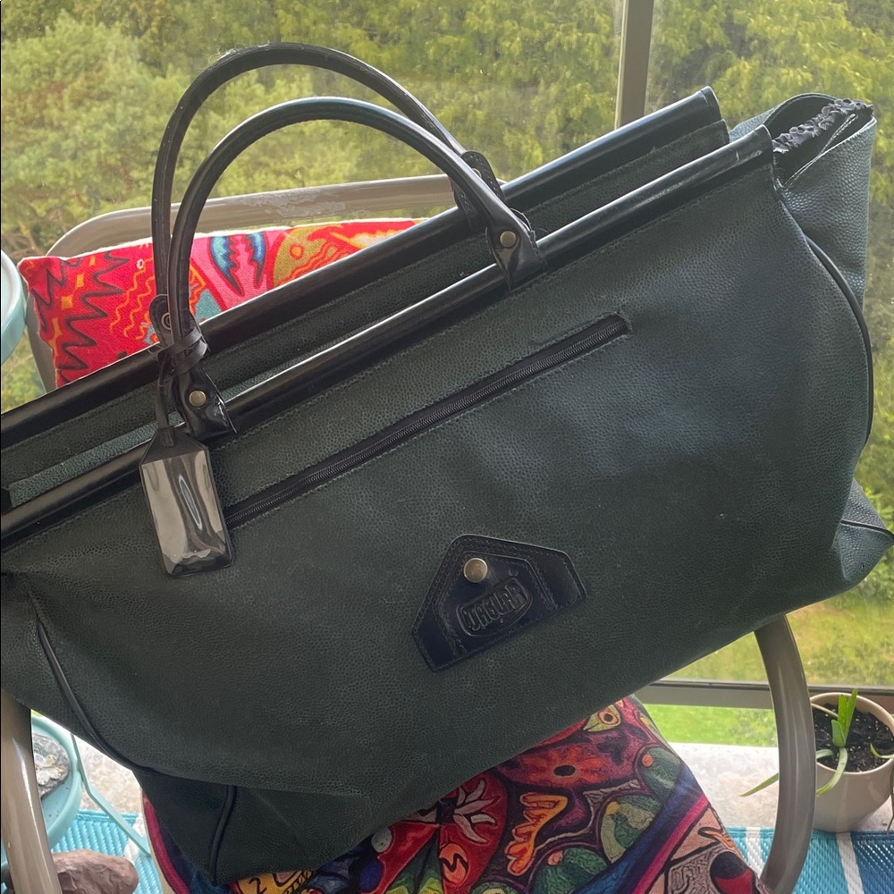 Vintage Jaguar large overnight bag  leather